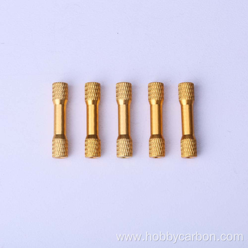 Female to female Aluminum knurled round Spacer